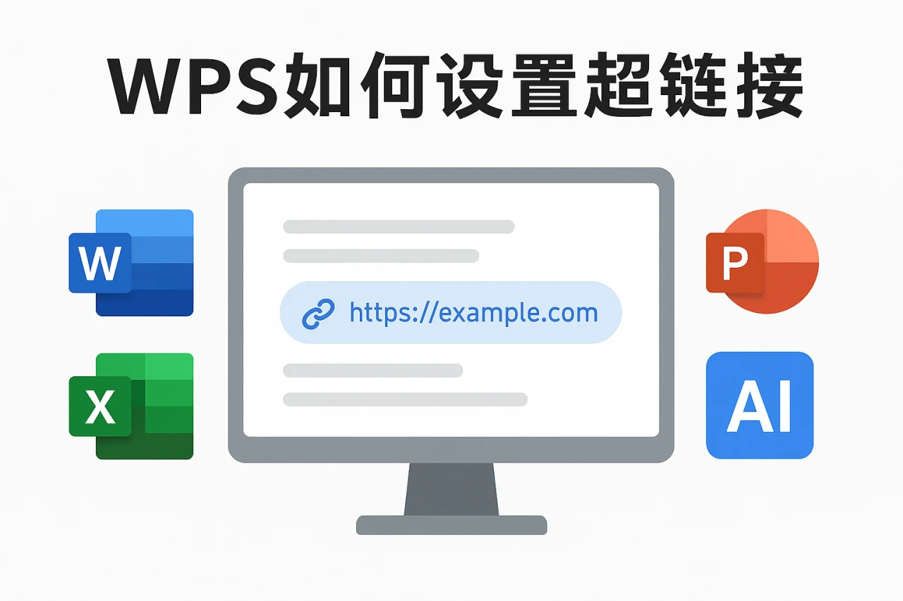 WPS如何设置超链接