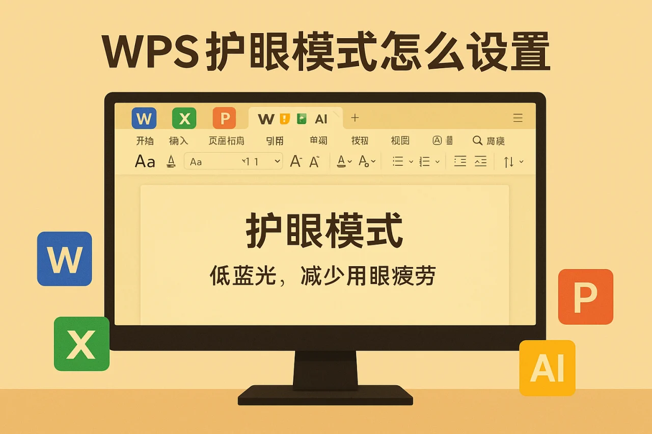 WPS护眼模式怎么设置