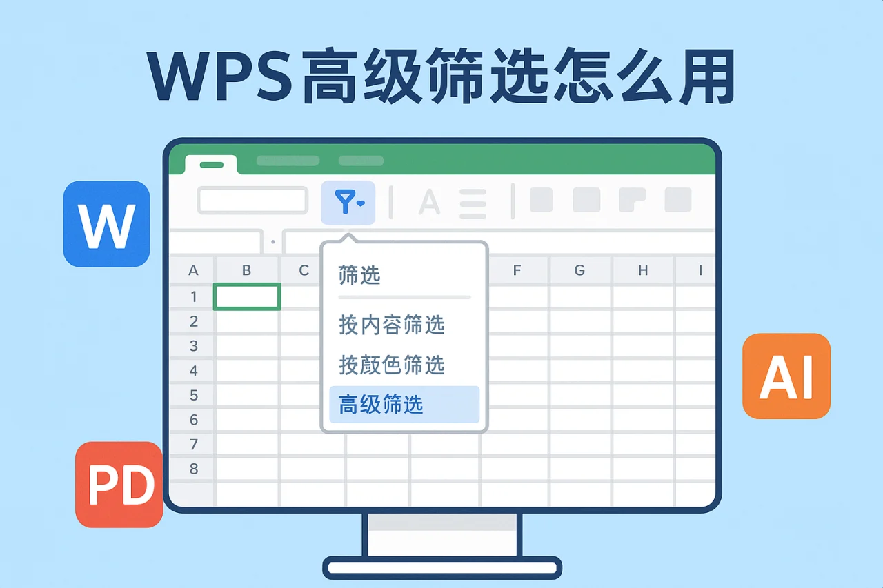 Wps高级筛选怎么用
