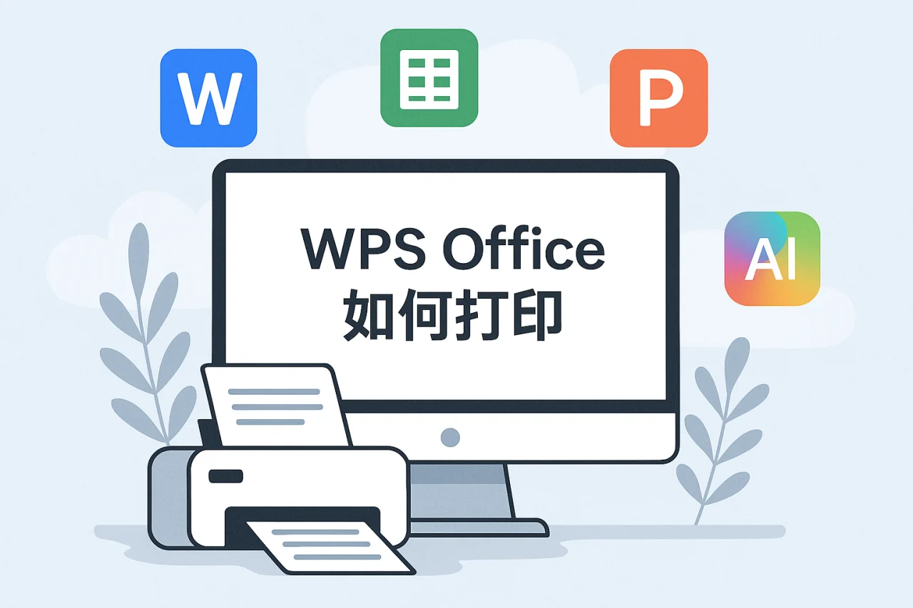 Wps office如何打印