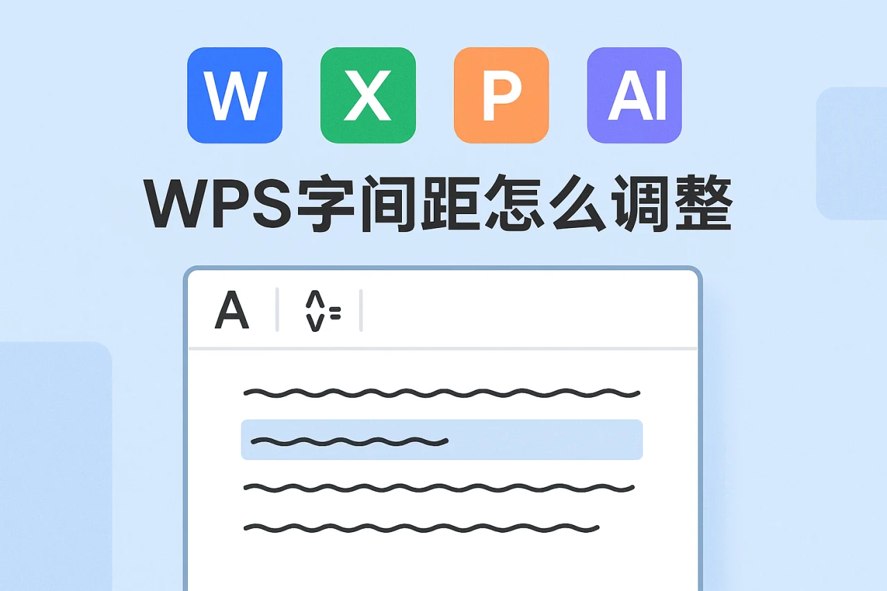 WPS字间距怎么调整