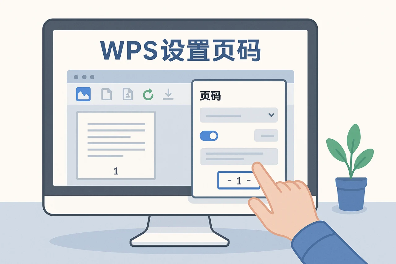 WPS设置页码