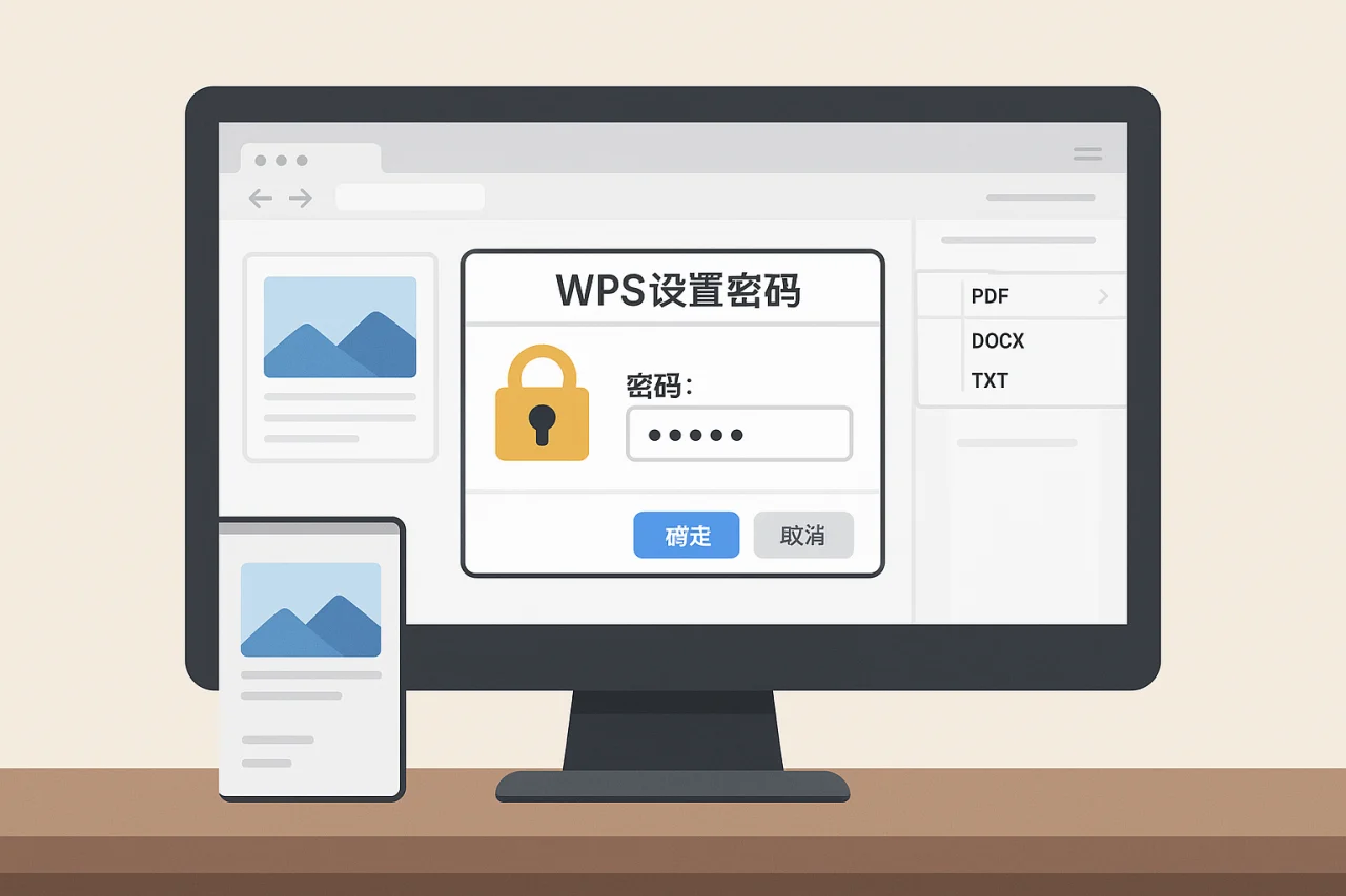 WPS设置密码