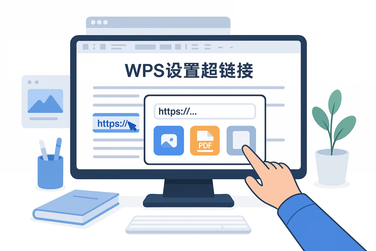 WPS设置超链接