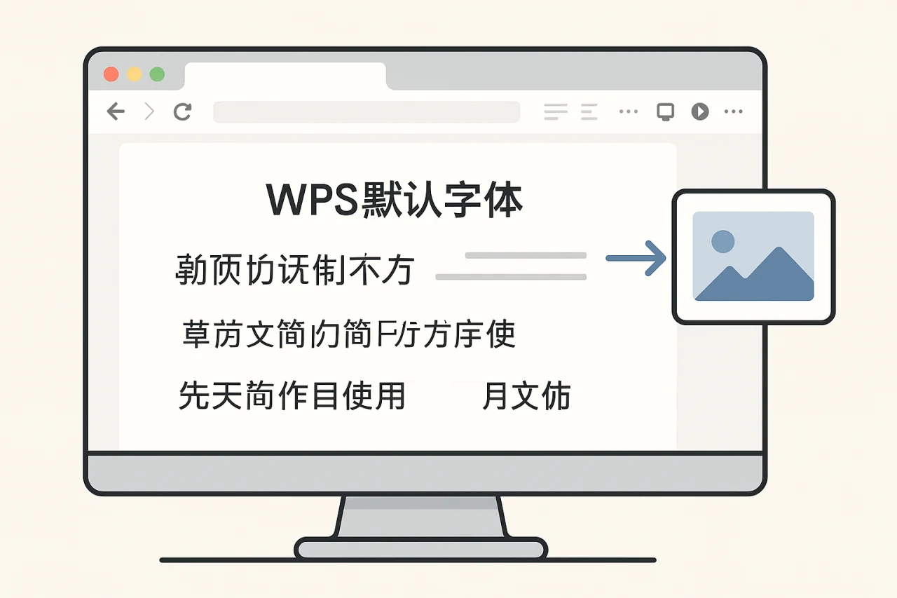 WPS默认字体