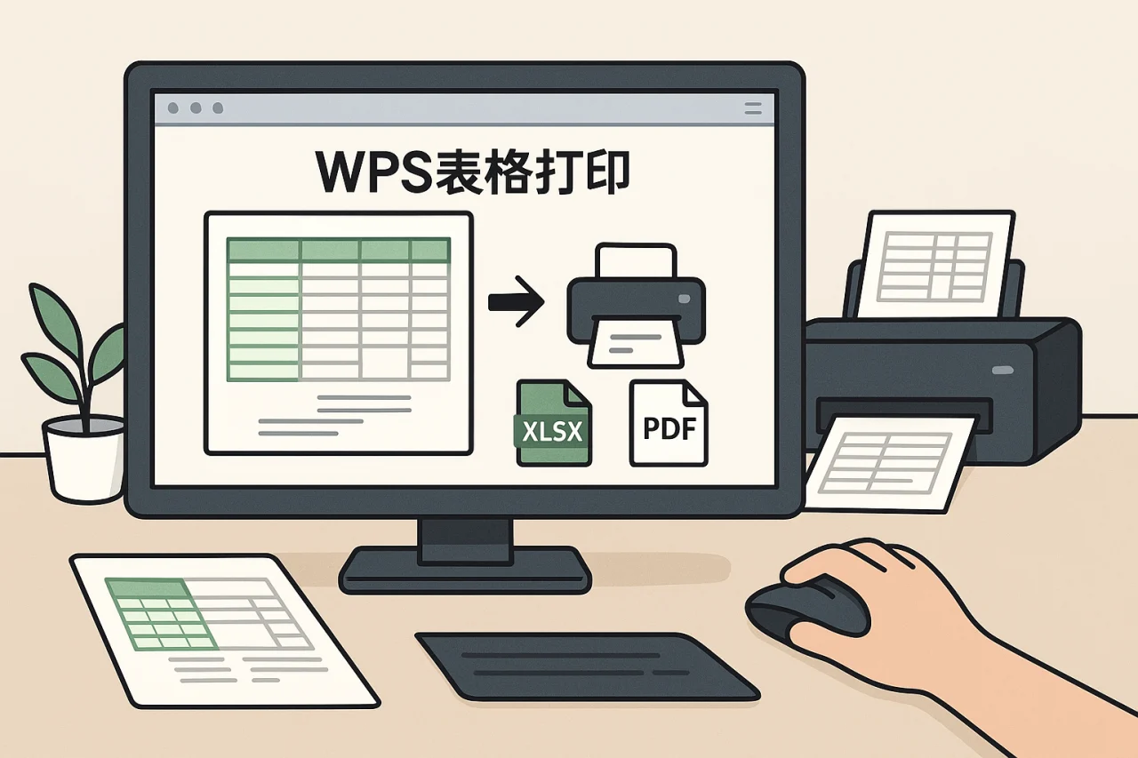 Wps表格打印