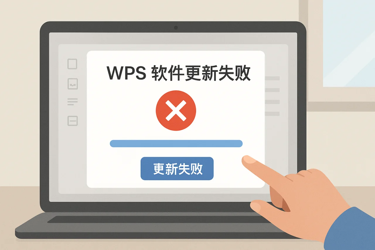 WPS软件更新失败