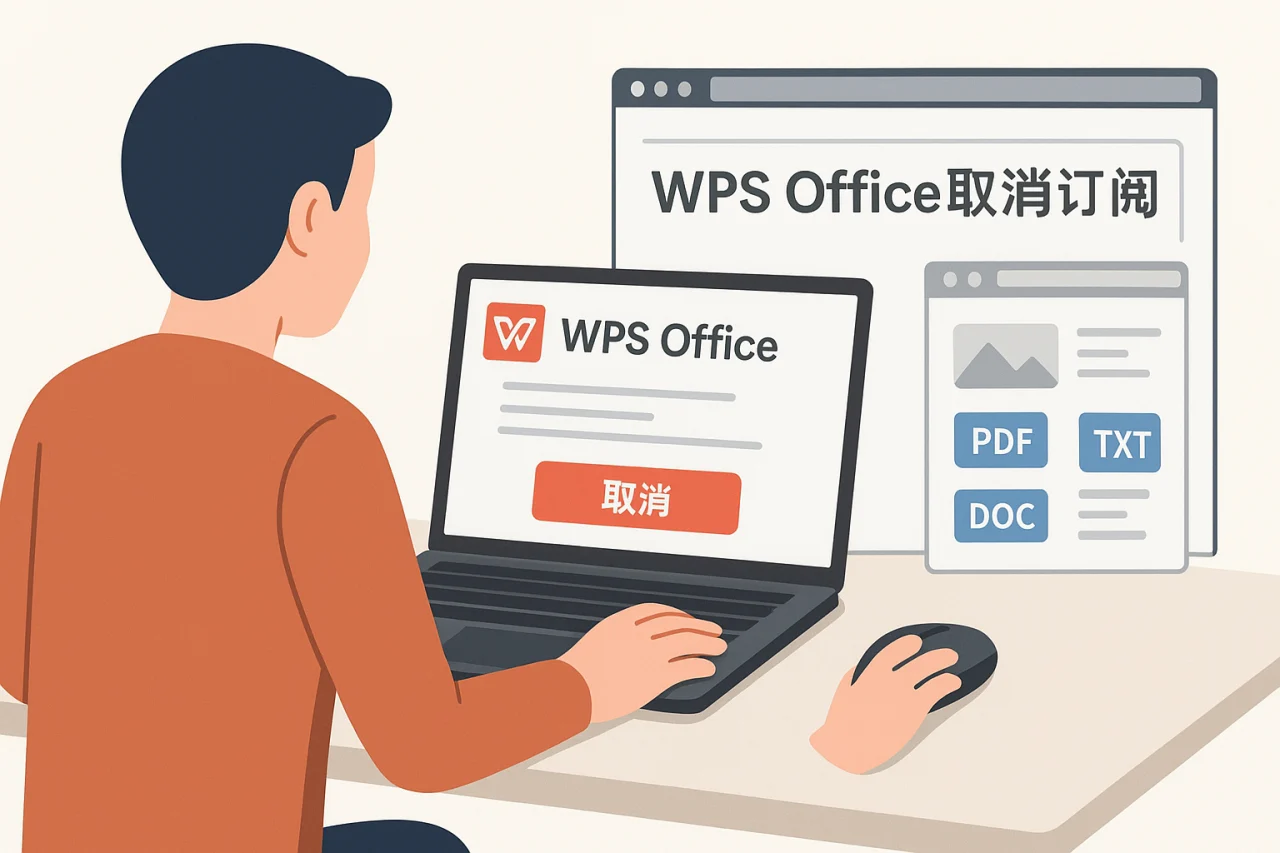 WPS Office取消订阅