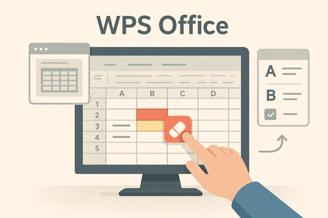 WPS Office清除表格单元格格式