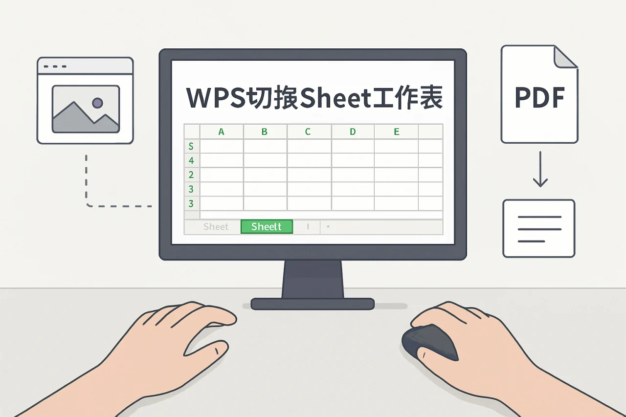WPS切换Sheet工作表