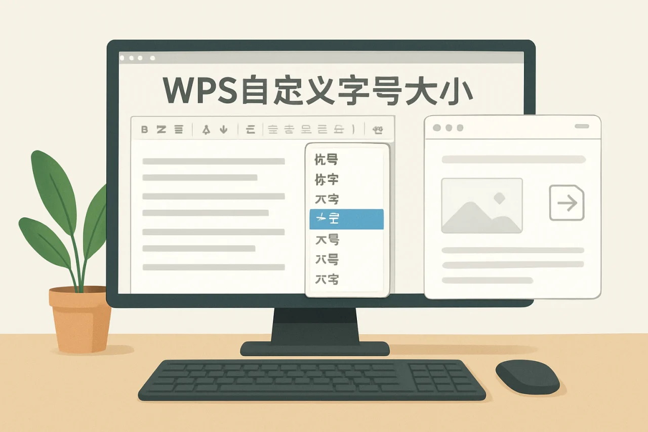 WPS自定义字号大小