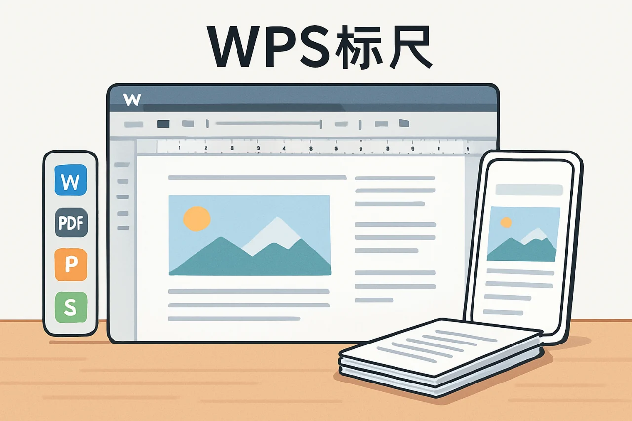 WPS标尺