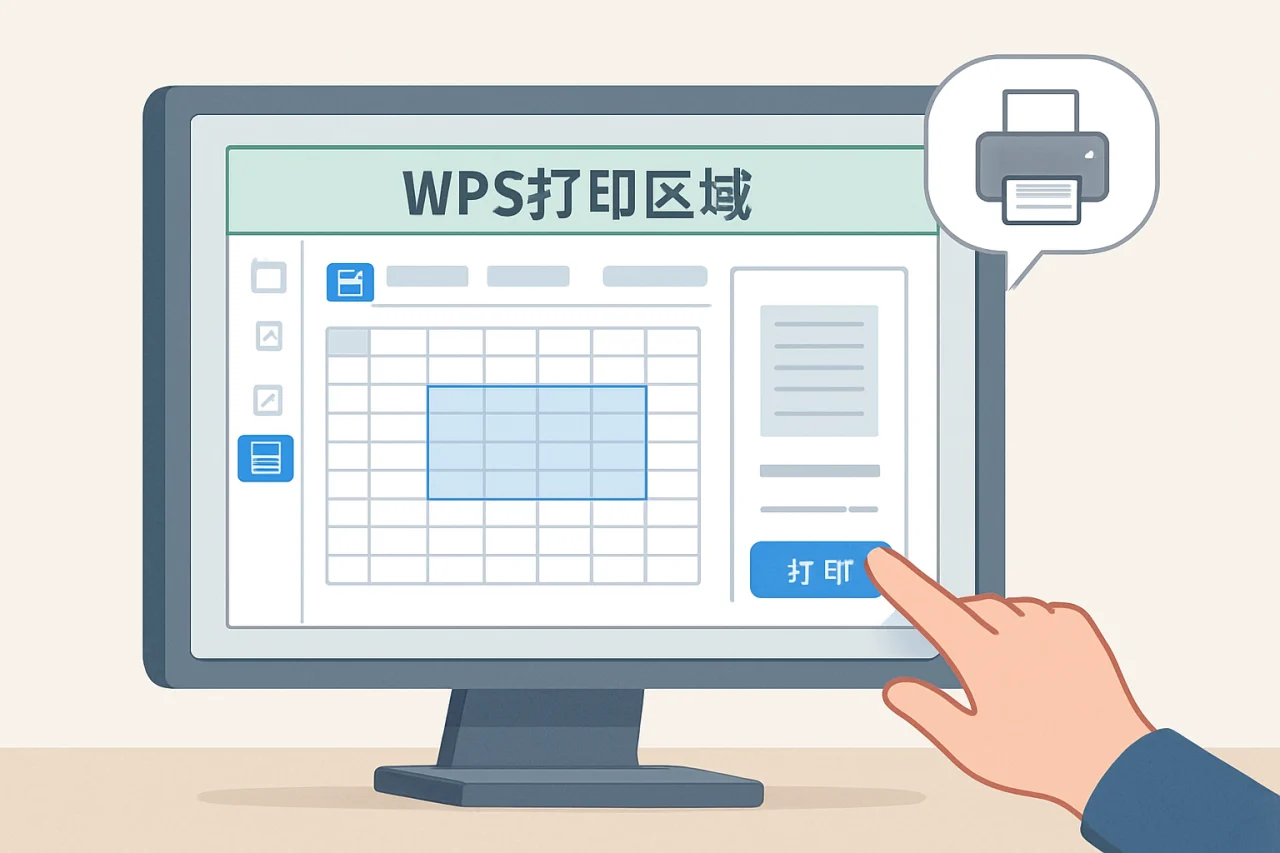 WPS打印区域