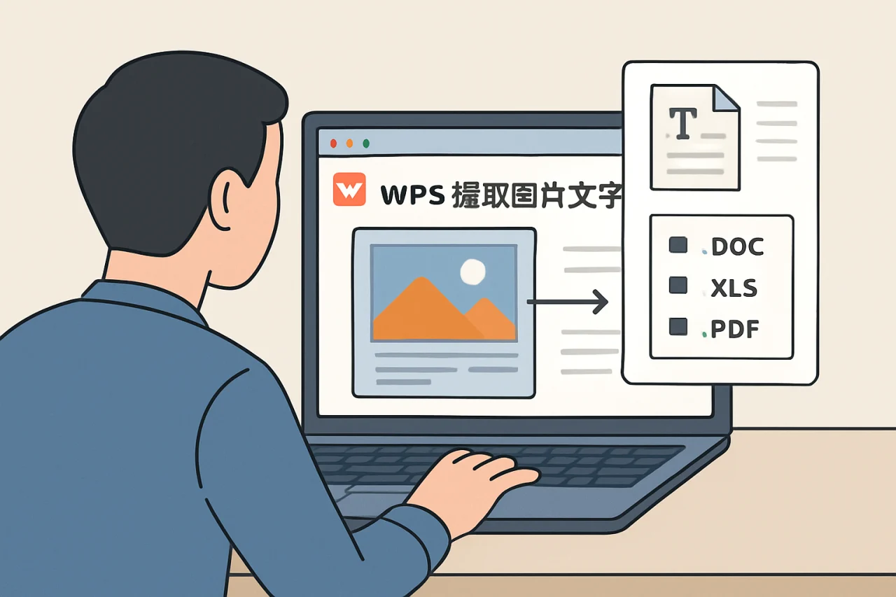 WPS提取图片文字