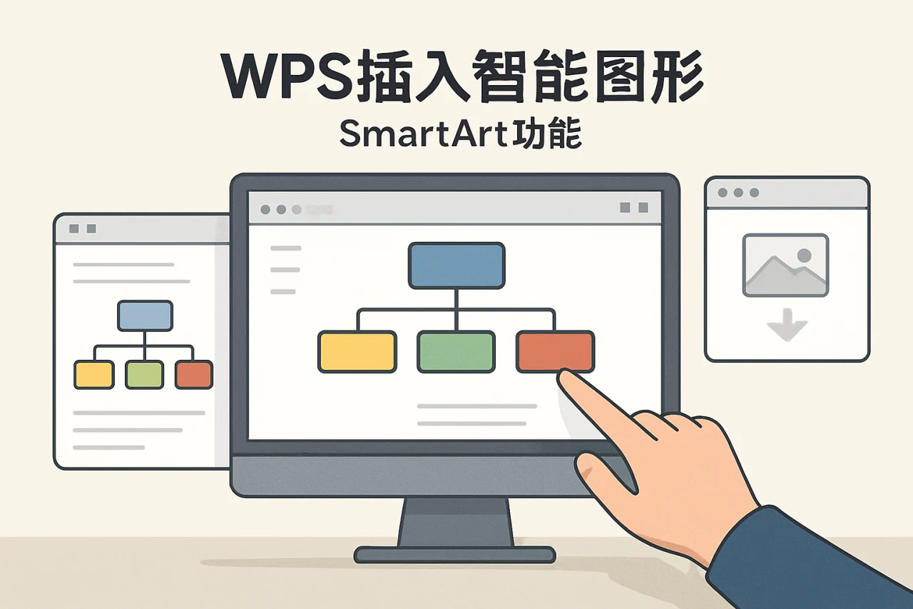 WPS插入智能图形（SmartArt功能）