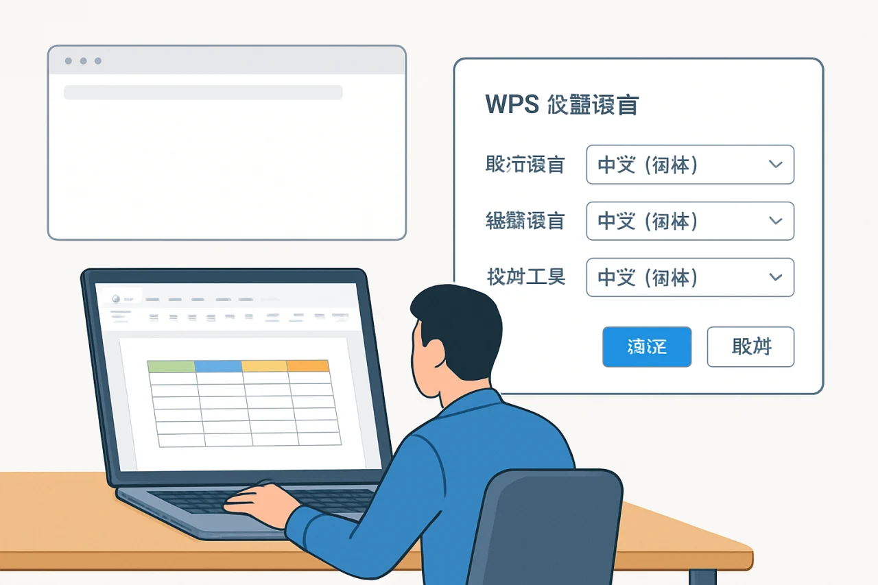 WPS设置语言