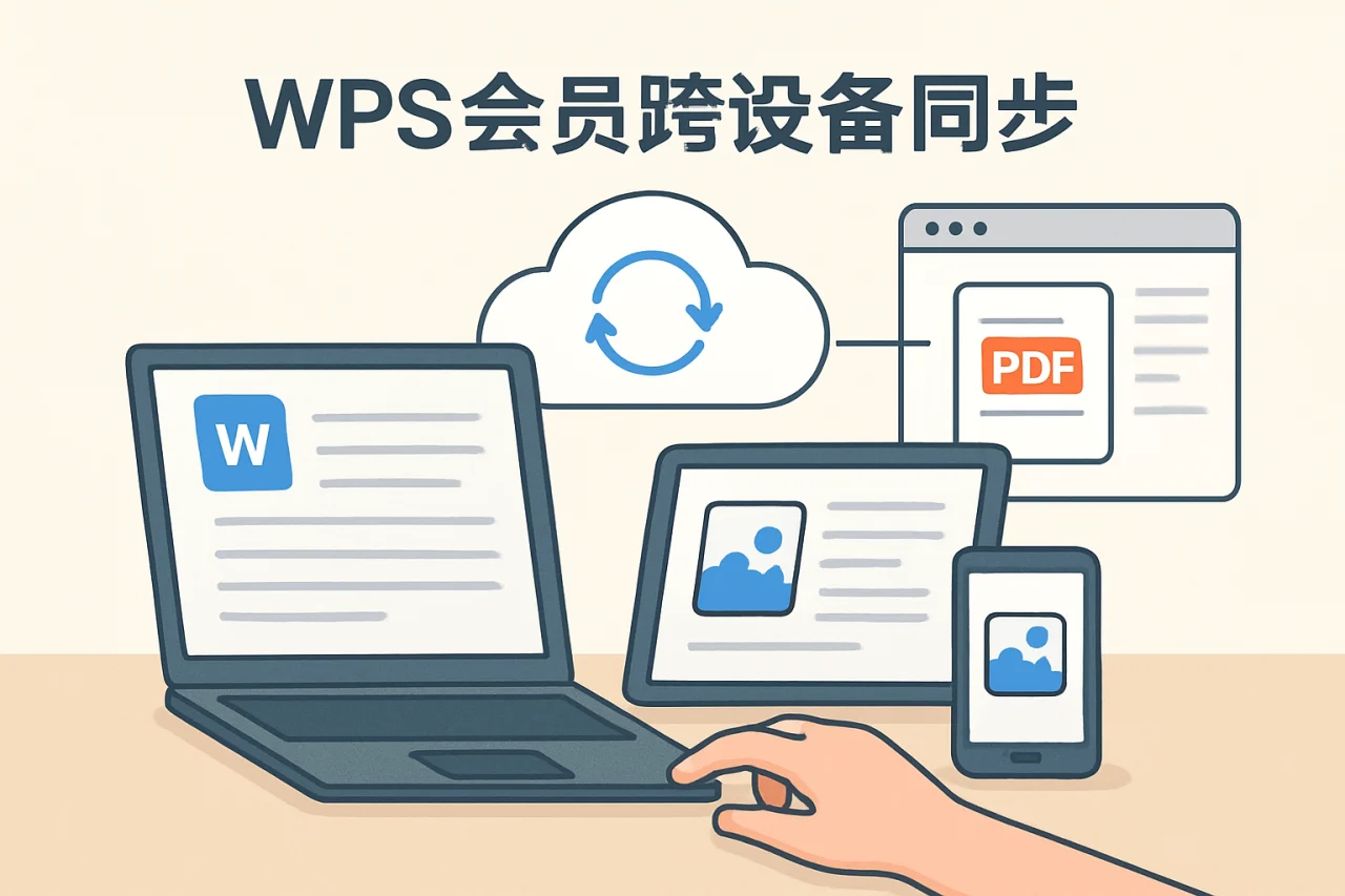 WPS会员跨设备同步