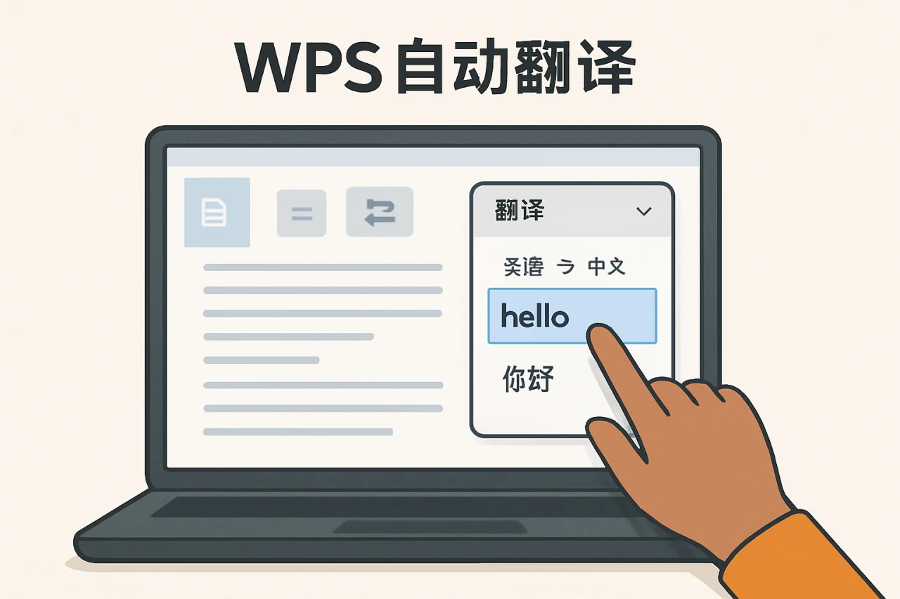 WPS自动翻译