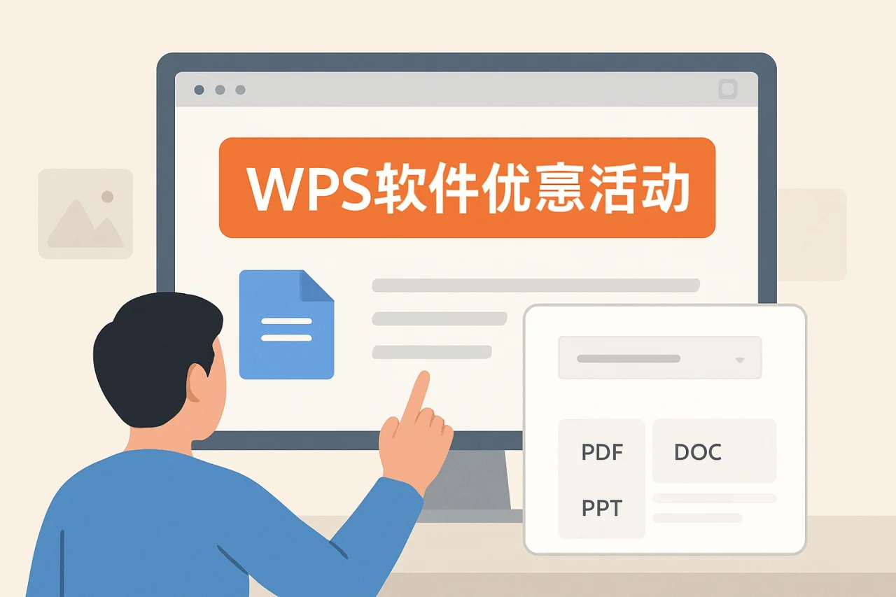 wps软件优惠活动
