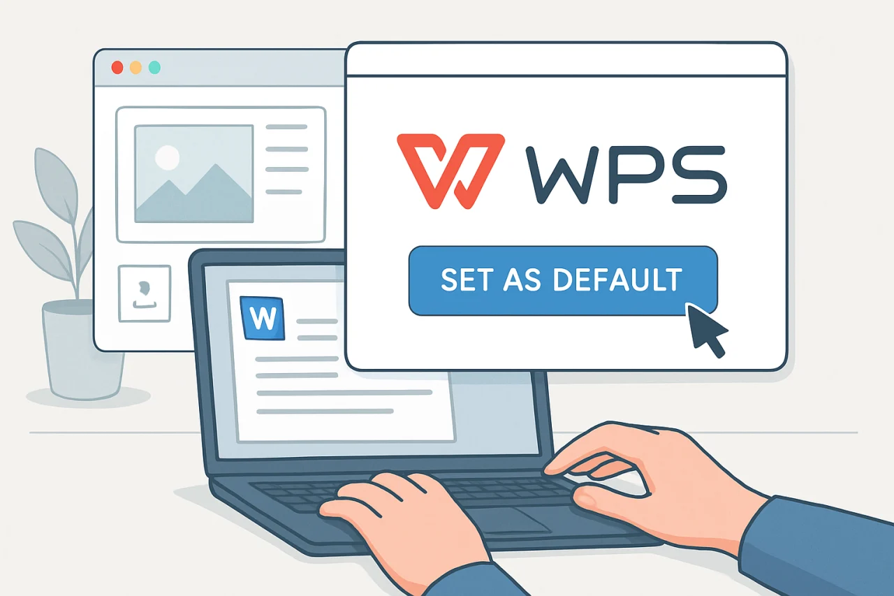 wps设置成默认