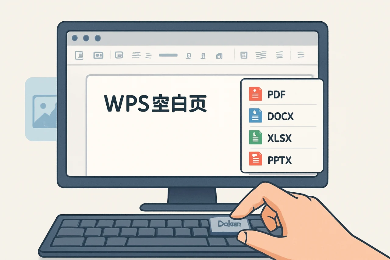 wps空白页