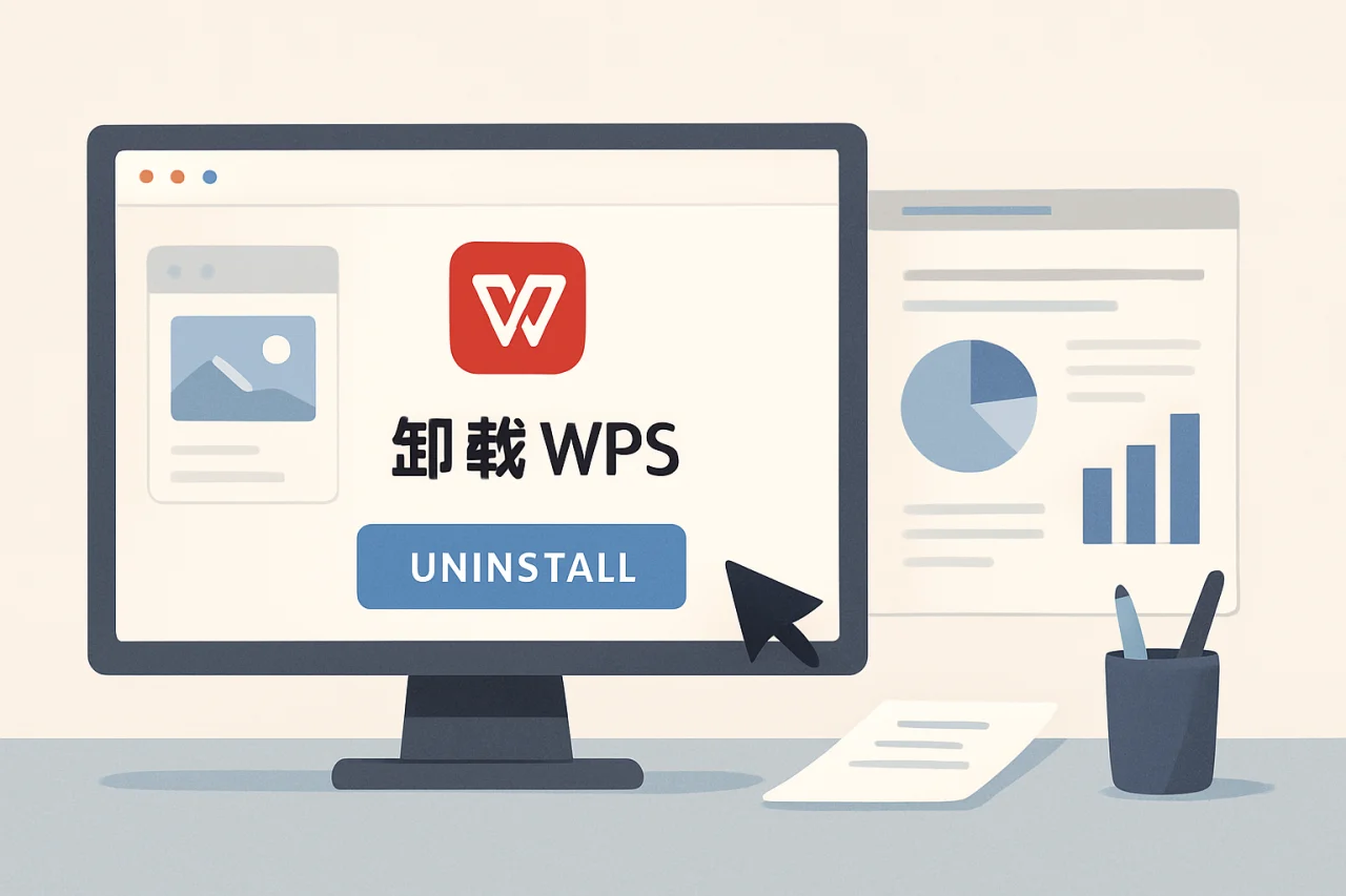 卸载wps
