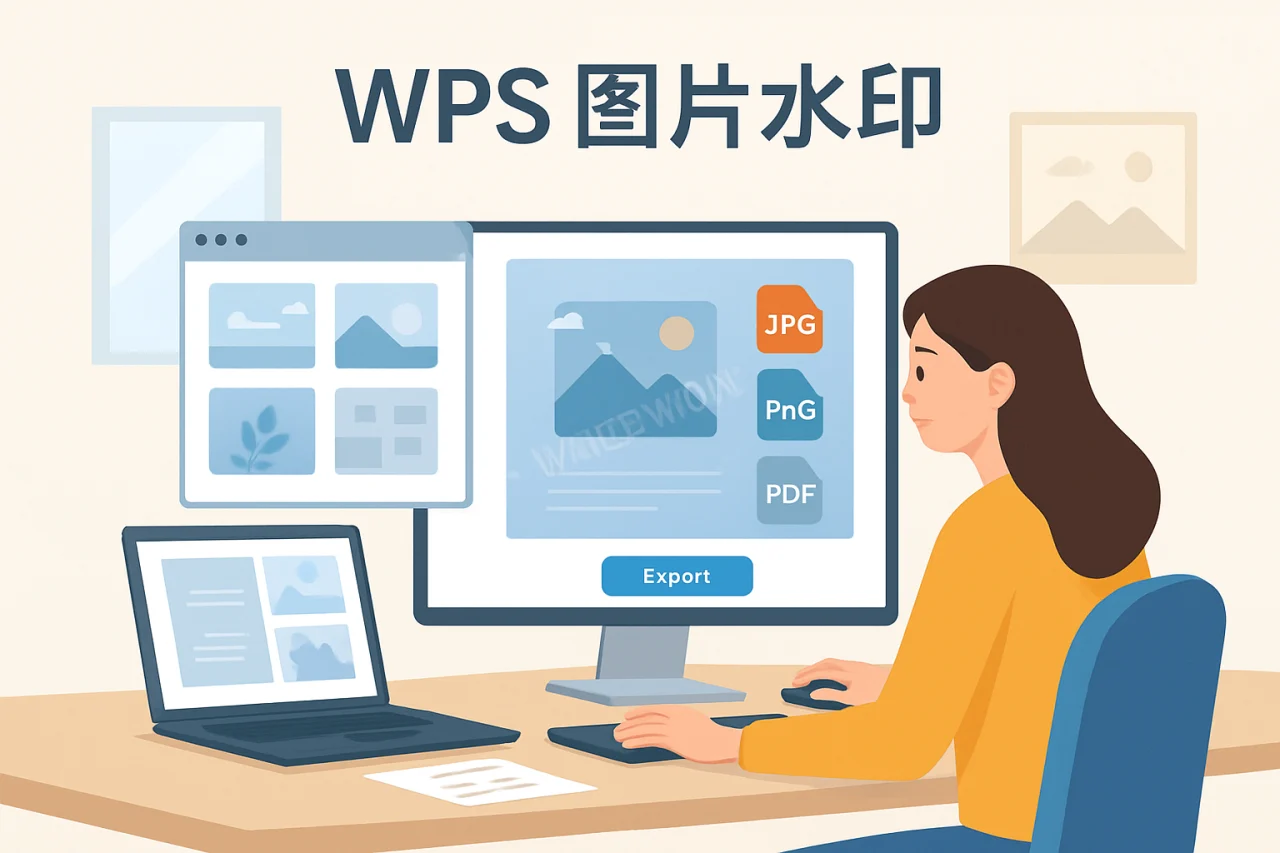 wps图片水印