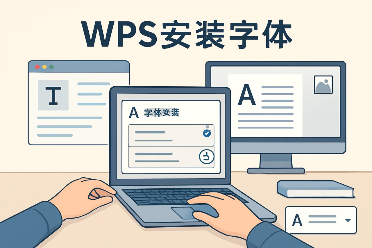 wps安装字体