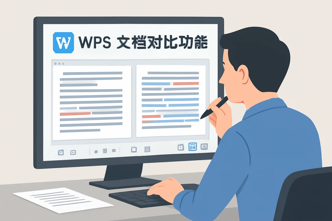 WPS 文档对比功能快速找差异