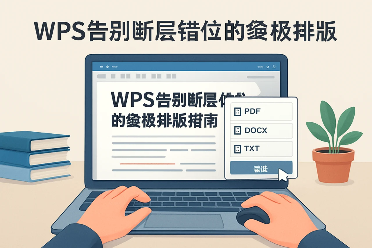 WPS告别断层错位的终极排版指南