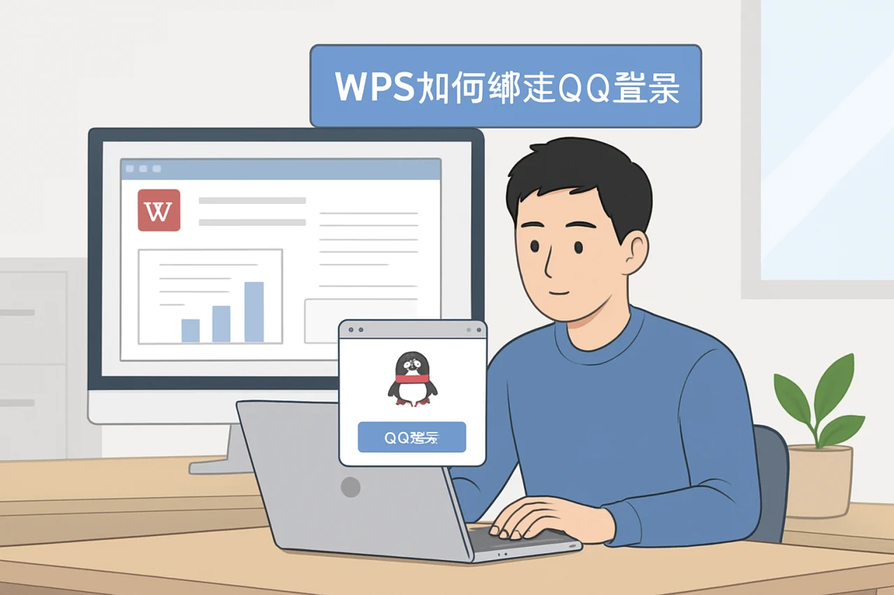 WPS如何绑定QQ登录