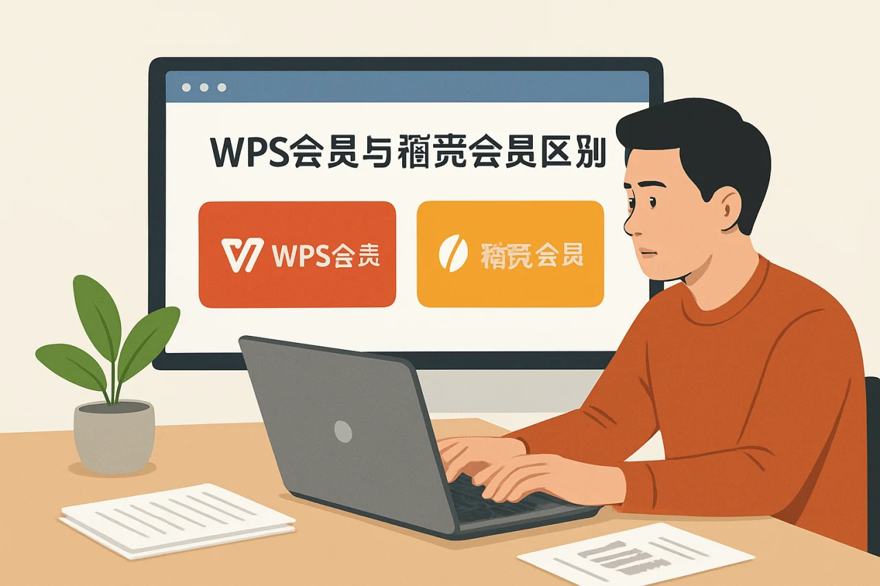 WPS会员与稻壳会员区别