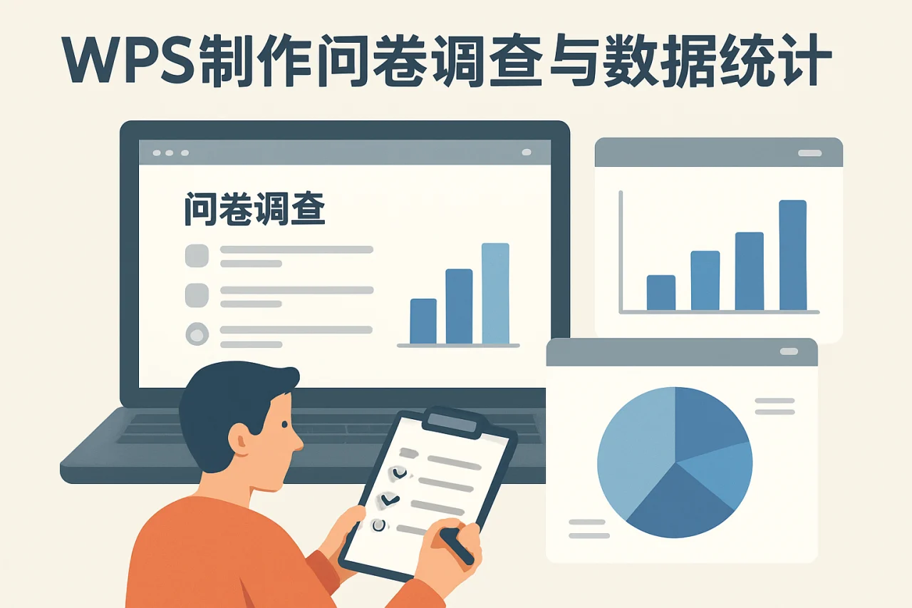 WPS制作问卷调查与数据统计
