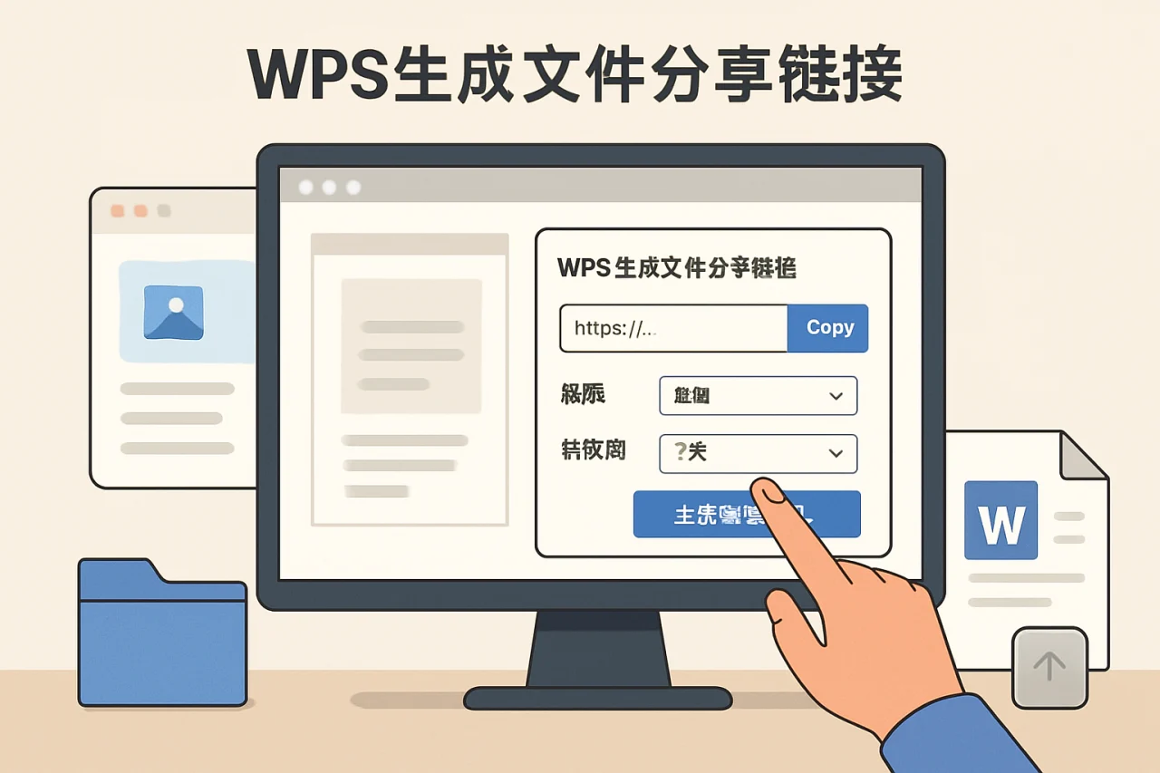 WPS生成文件分享链接