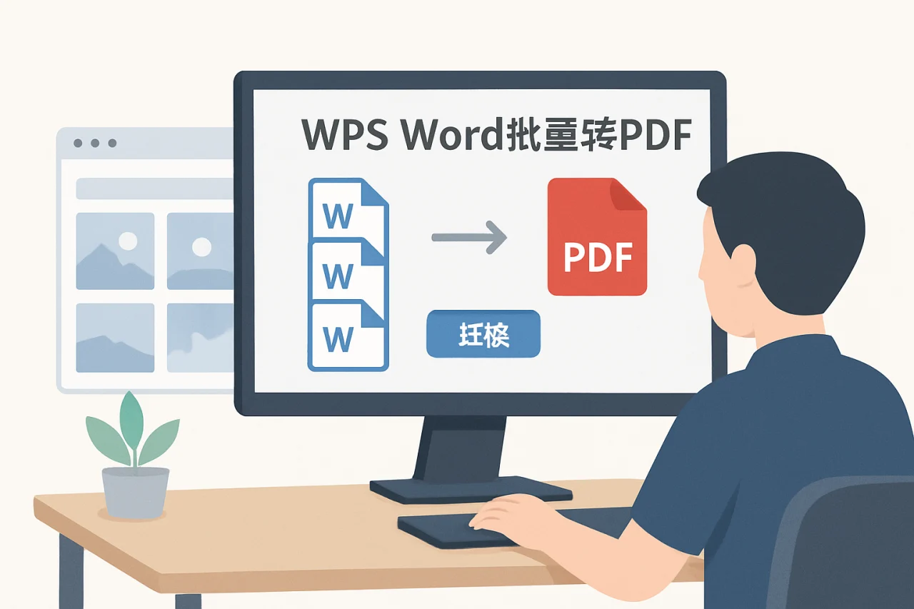 WPS Word批量转PDF