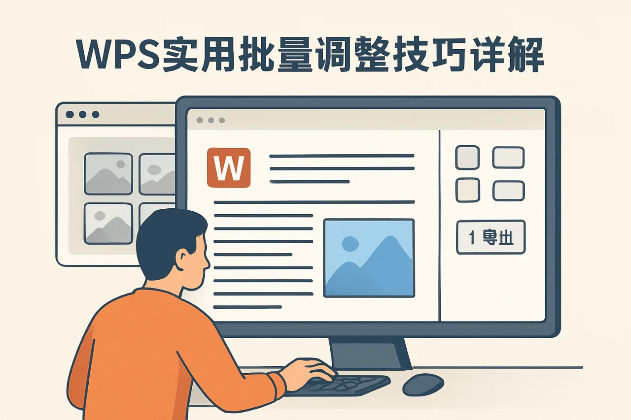 WPS实用批量调整技巧详解