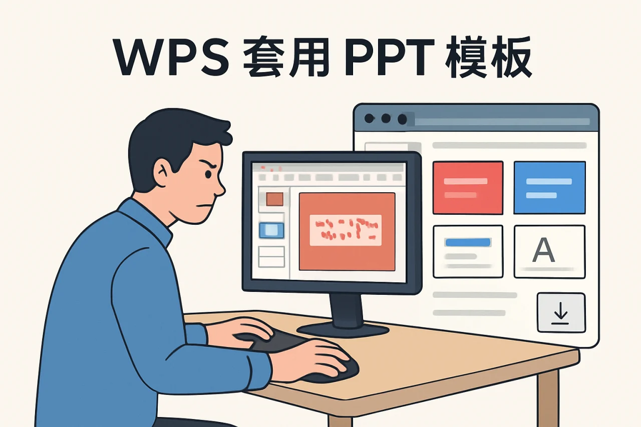 WPS 套用 PPT 模板