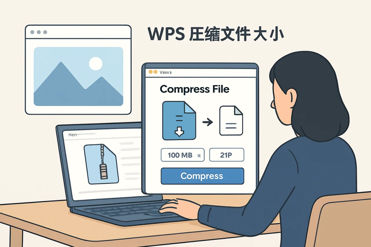 WPS 压缩文件大小