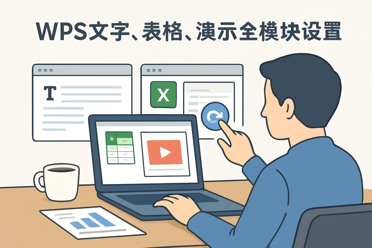 WPS文字、表格、演示全模块设置指南