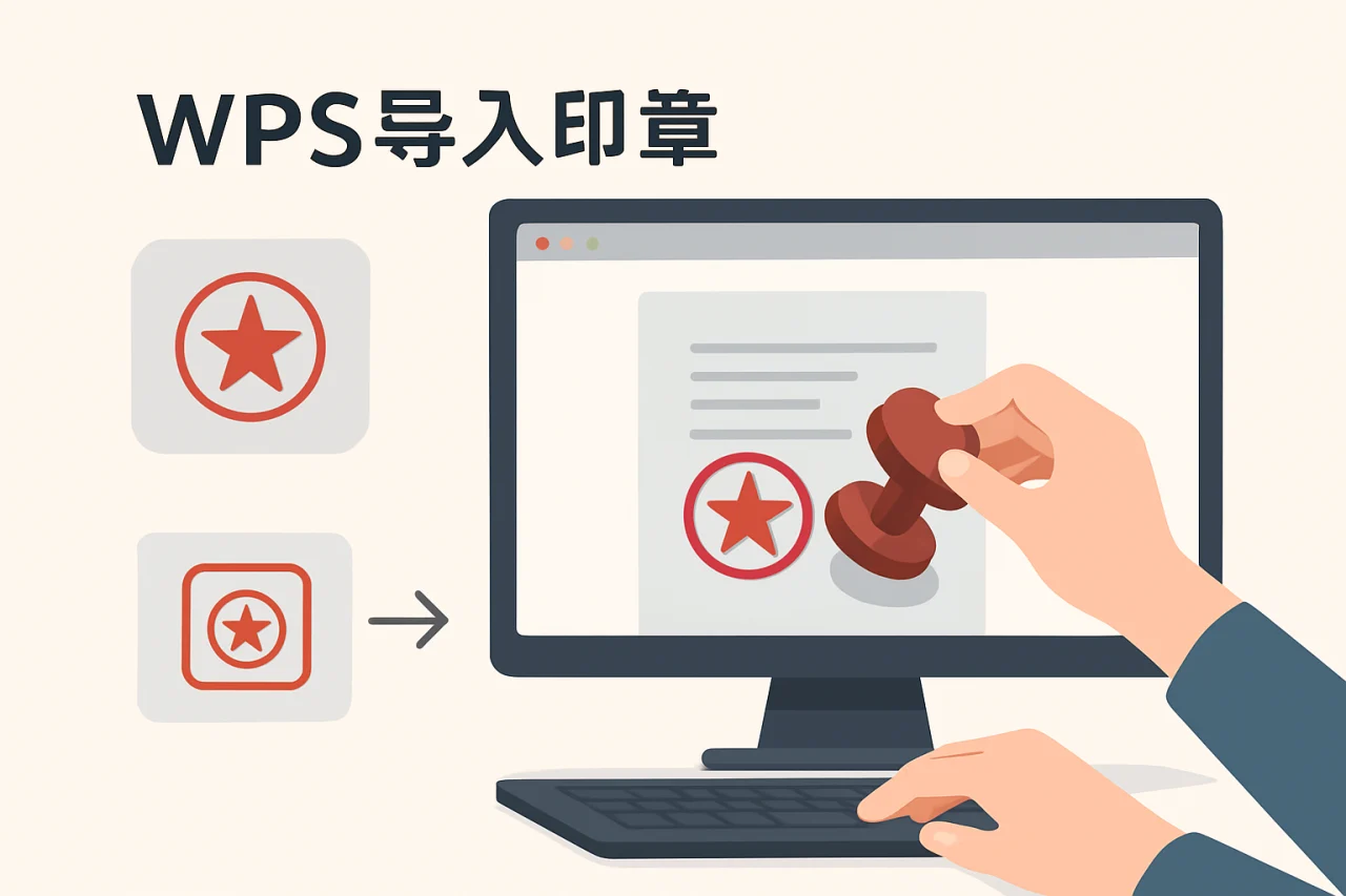 WPS导入印章