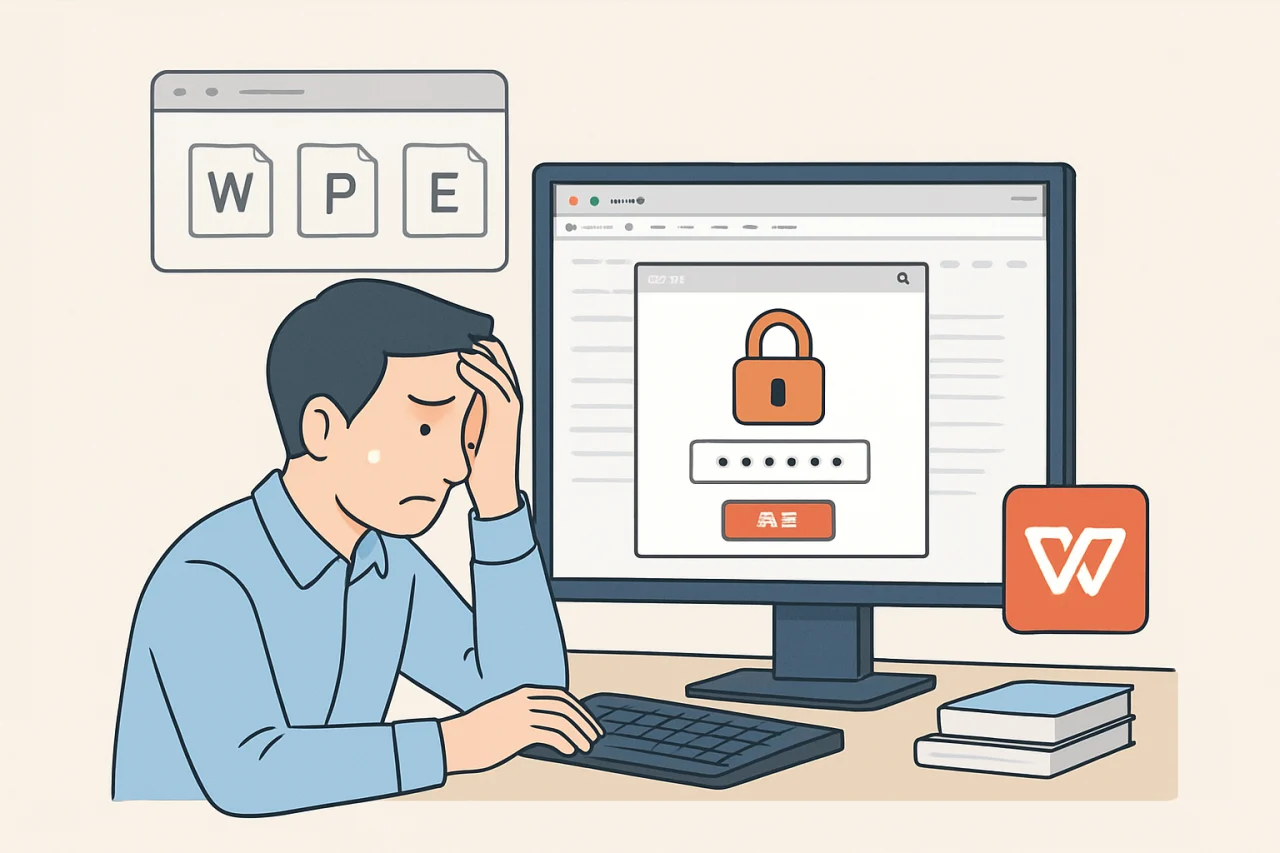 WPS忘记密码