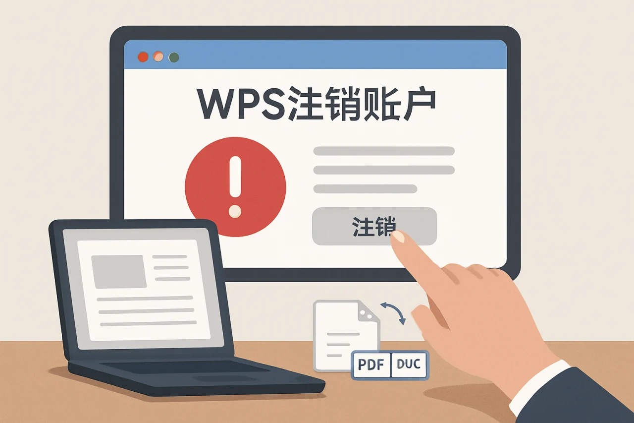 WPS注销账户