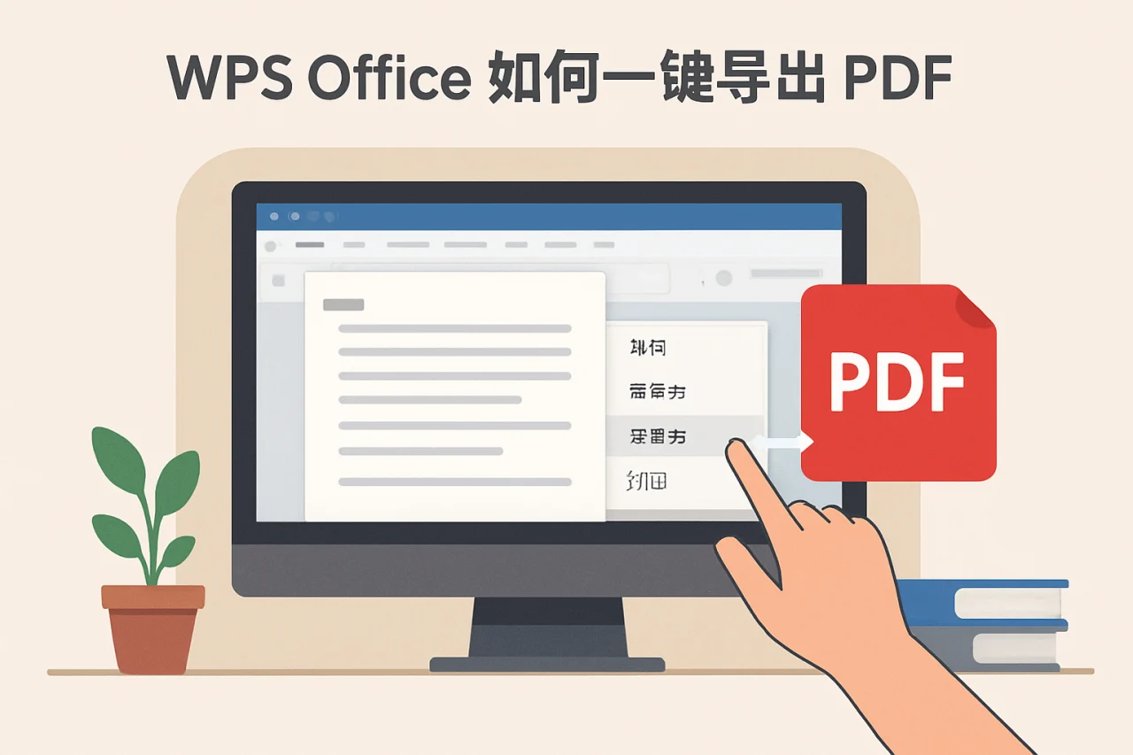 WPS Office 如何一键导出 PDF