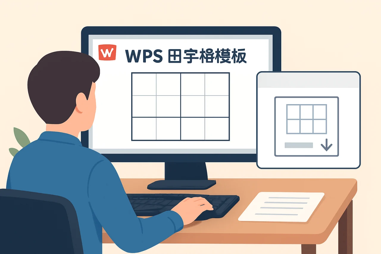 wps田字格模板