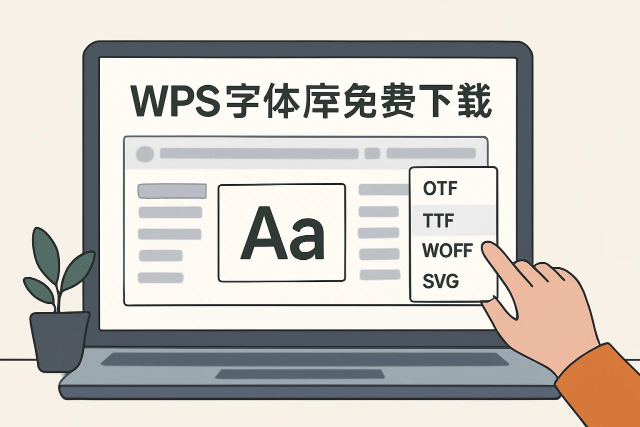 wps字体库免费下载