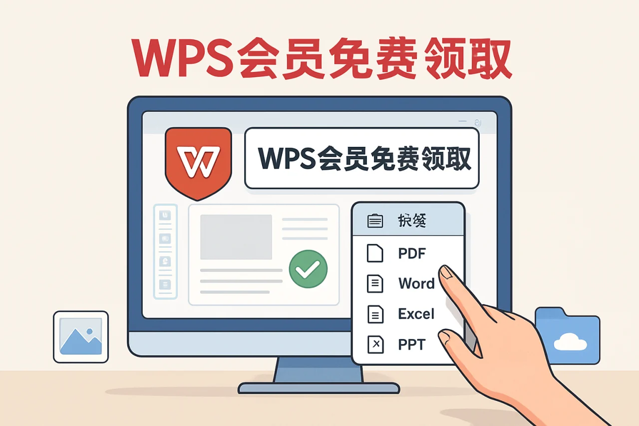wps会员免费领取