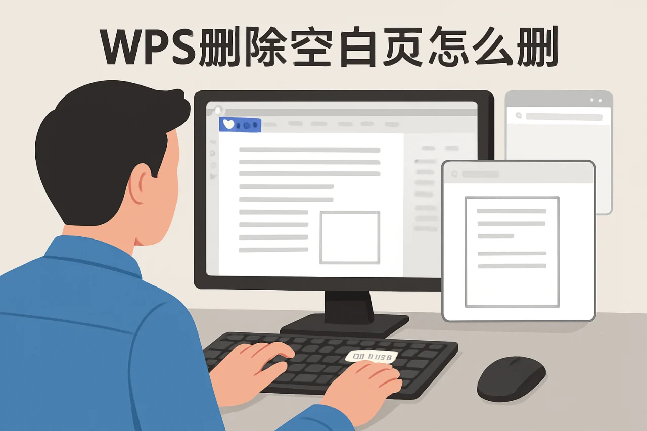 wps删除空白页怎么删