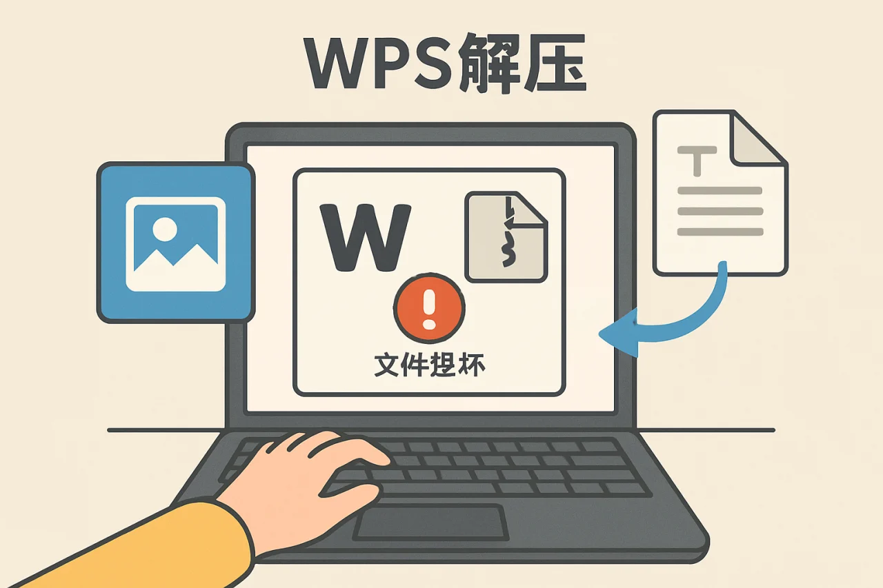 wps解压