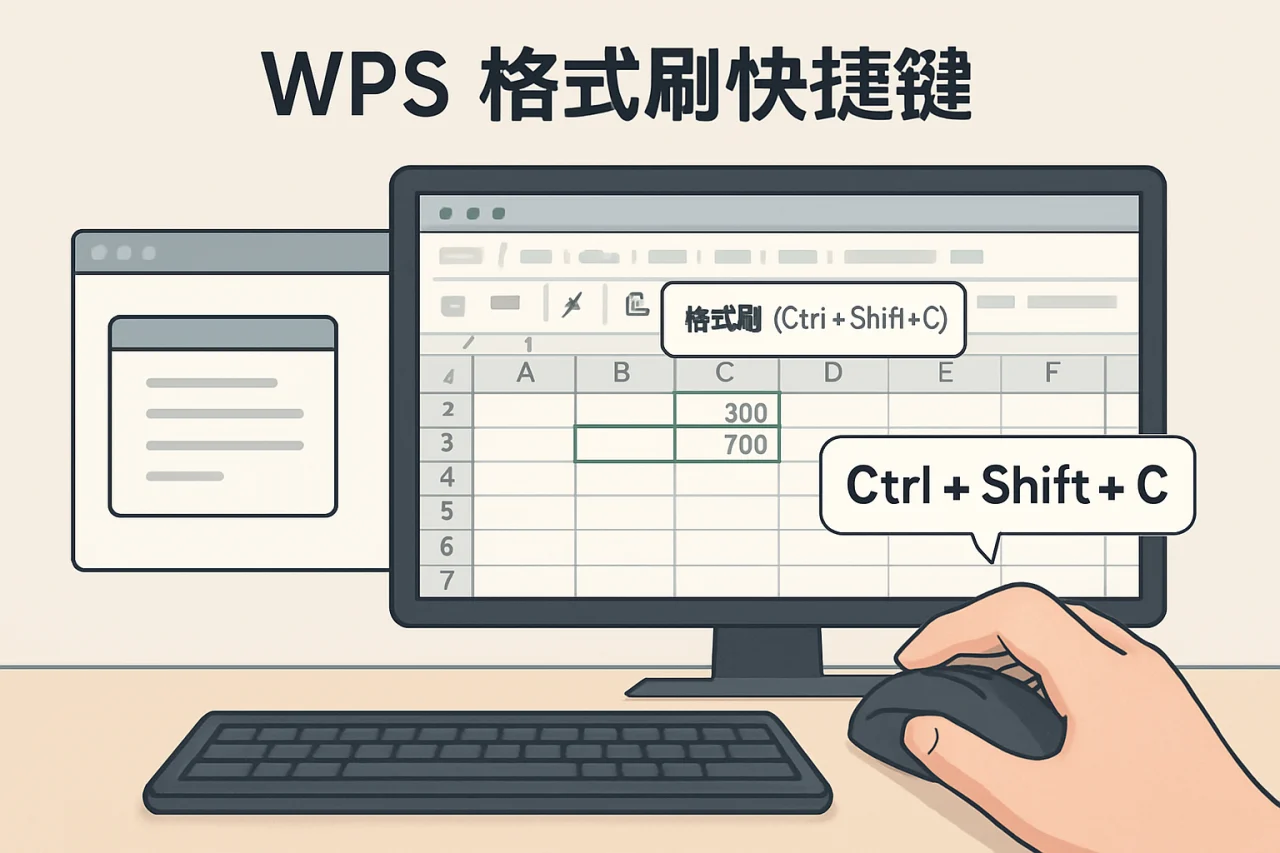 wps 格式刷快捷键