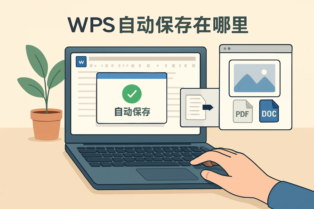 wps自动保存在哪里